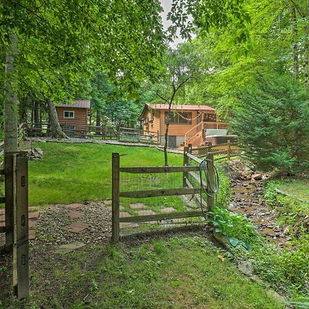 Vintage Creekside Cottage With Hot Tub And Grill! Maggie Valley Esterno foto